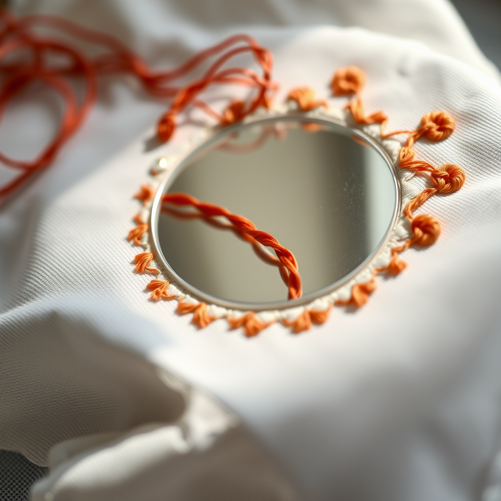 Hand embroidery detail