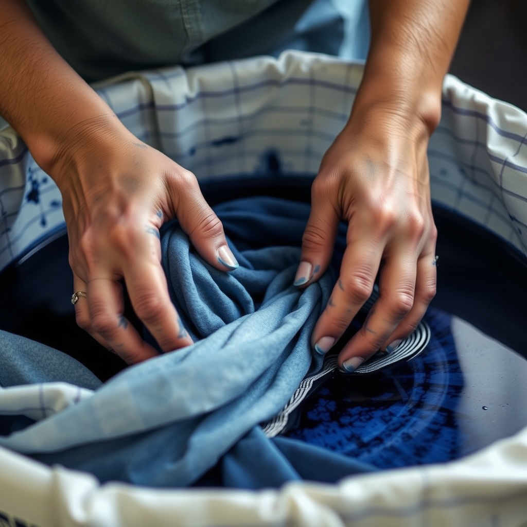 Natural Dyeing in progress